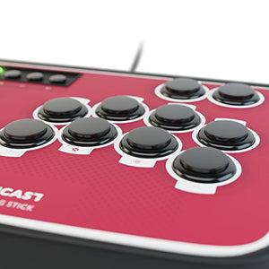 Lioncast Controller Joystick per Combattimento Arcade Rosso - PC, PS2, PS3