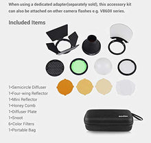 Carica l&#39;immagine nel visualizzatore di Gallery, Godox AK-R1 Super Kit di accessori a nido d&#39;ape diffusore e filtri per flash...