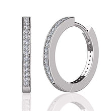 Carica l&#39;immagine nel visualizzatore di Gallery, SWEETV 925 Boucles d&#39;oreilles in argento sterling pour femmes filles Argento - Ilgrandebazar