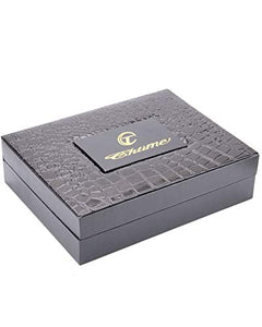 Cofanetto Orologio Uomo Nero- Lampada LED - Portafoglio -Penna - Ilgrandebazar