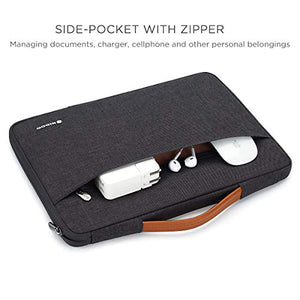 NIDOO 14 Pollici Laptop Sleeve Custodia Computer 14 Pollici, Grigio scuro