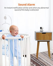 Carica l'immagine nel visualizzatore di Gallery, Telecamera Wi-Fi Interno per Famiglia/Animale, Baby Monitor con Tracciamento del Movimento/Visione Notturna HD/Crittografia Intelligente
