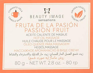 Beauty Image, candela all'aroma di frutto della passione, per massaggi con... - Ilgrandebazar