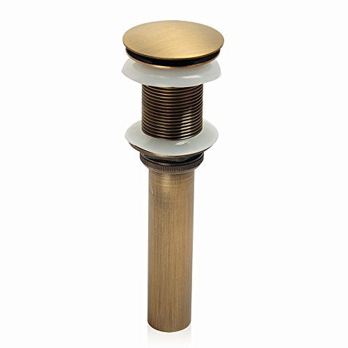 KUNGYO Lavello senza scanalatura Rubinetto Push Pop Up Antique Brass - Ilgrandebazar