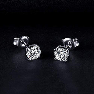 Gold Gala Orecchini Punto Luce in Argento 925 Rodiato con Zirconi Bianchi... - Ilgrandebazar