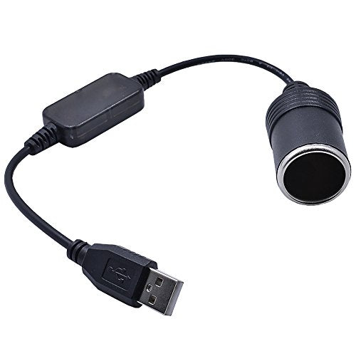 USB a maschio a 12 V auto presa accendisigari femmina convertitore