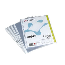 Carica l&#39;immagine nel visualizzatore di Gallery, REXEL Buste a perforazione univ. A5 100pz - 1300063 Transparent - Ilgrandebazar