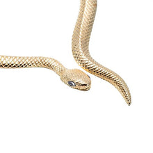 Carica l&#39;immagine nel visualizzatore di Gallery, Girocollo da donna, a forma di serpente Oro