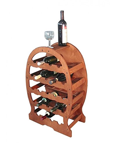 Cantinetta portabottiglie vino a BOTTE in legno 23posti - Ilgrandebazar