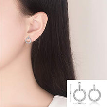 Carica l&#39;immagine nel visualizzatore di Gallery, Yolistar 6 Paia Donna Orecchini in Argento 925, di Cristallo,... - Ilgrandebazar