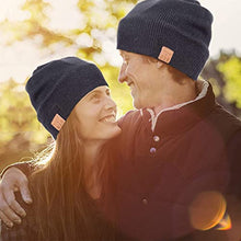 Carica l'immagine nel visualizzatore di Gallery, Cappello Bluetooth, Idee Regalo Natale Berretto Invernali Uomo Donna - Berretto Bluetooth 5.0 Musica Cappello Migliori Regali Natale con Cuffie Stereo e Microfono Viva Voce,Ultra Morbidi Lavabili