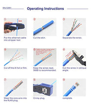 Carica l&#39;immagine nel visualizzatore di Gallery, VCE 50 Pezzi Connettori Ethernet RJ45 Passante Cat6 Lan Plug 50P