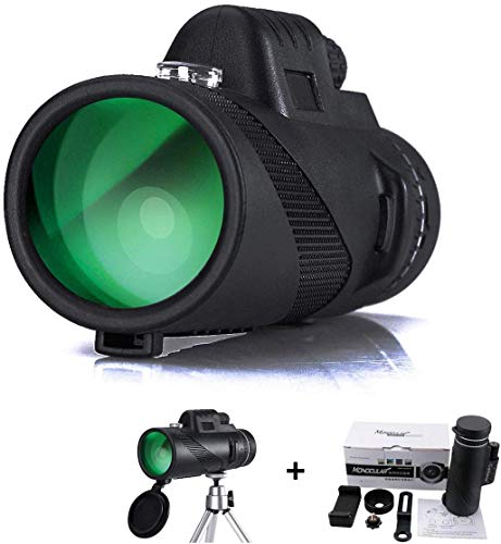 Telescopio Monoculare HD 12x50, Zoomabile Impermeabile Monocolo Telescopico,...