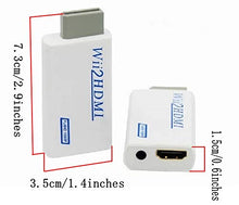 Carica l&#39;immagine nel visualizzatore di Gallery, Goldoars Convertitore da Wii a HDMI Adattatore a 720P/1080P e Bianco