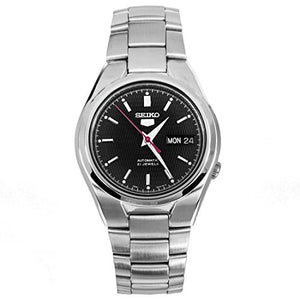 Seiko 5 Gent Orologia da Polso, Automatico, Uomo, Cinturino in Acciaio Nero - Ilgrandebazar