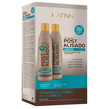 Carica l'immagine nel visualizzatore di Gallery, Kativa - Kit Mantenimento Stiratura Brasiliana con Shampoo e Balsamo -...