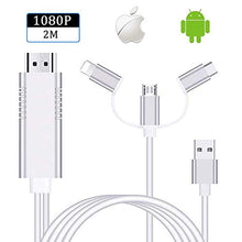 Carica l'immagine nel visualizzatore di Gallery, Ozvavzk Phone Cavo Adattatore a USB+Type c+Fulmine a HDMI 3 in 1 - Ilgrandebazar