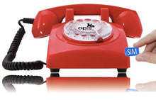 Carica l'immagine nel visualizzatore di Gallery, Telefono vintage cellulare / da tavolo - Opis 60s mobile rossoso - Ilgrandebazar