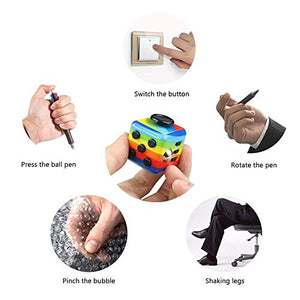 Yetech Arcobaleno Cubo Anti-Stress , Ansia Relief Giocattoli con 6 Diverse... - Ilgrandebazar