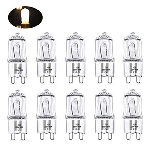 Vicloon G9 Lampadina Alogena Lampada a Capsula Bianco G9-10