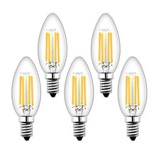 Carica l&#39;immagine nel visualizzatore di Gallery, Bonlux E14 Lampadine a Candela LED Dimmerabili C35 Dimmerabile, Bianco Caldo - Ilgrandebazar