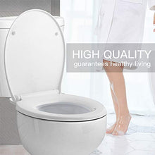 Carica l'immagine nel visualizzatore di Gallery, Sedile WC, HIMIMI Copriwater Universale con Chiusura Ammortizzata, O forma