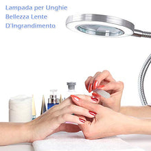 Carica l&#39;immagine nel visualizzatore di Gallery, Lampada Estetista con Lente d&#39;Ingrandimento 8 Diottrie,Lampada LED USB... - Ilgrandebazar