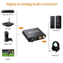 Carica l'immagine nel visualizzatore di Gallery, Neoteck DAC Convertitore 192Khz Controllo Volume -Adattatore di Nero