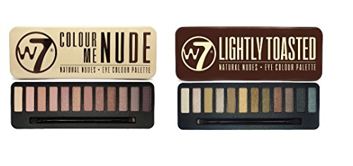 W7 In The Buff Lightly Toasted & Colour Me Nude Eye Shadow Palette Set - Ilgrandebazar