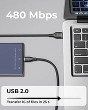 Carica l'immagine nel visualizzatore di Gallery, VOLTME Set di 2 Cavo USB a USB C 3A Nylon Intrecciato 1.80m, RUGG Cavo USB Tipo C a Ricarica Rapida Compatibile con Pixel 7/6/5/4XL, iPad Pro, Galaxy S10, Moto G7 Plus, Redmi Note 10 9, ecc. (nero)