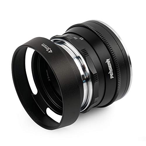 Mcoplus 35mm F1.6 Obiettivo Manuale Per M4/3 – Grande Apertura, Messa A Fuoco Manuale, Corpo In Metallo – Per Fotocamere Olympus E Panasonic Mirrorless
