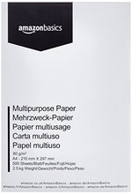 Carica l&#39;immagine nel visualizzatore di Gallery, AmazonBasics Carta da stampa multiuso A4 80gsm, 5x500 fogli, bianco 5 Risme - Ilgrandebazar