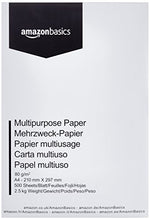 Carica l'immagine nel visualizzatore di Gallery, Amazon Basics Carta da stampa multiuso A4 80gsm, 2500 unità, 5 confezioni da 500, Bianco