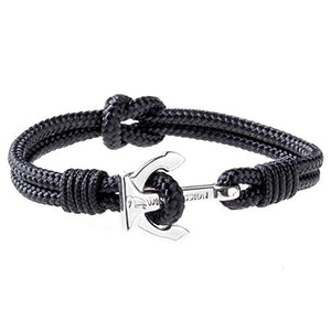 Wind Passion Bracciale Large ( Wrist size: 17.5 - 19.4 cm ), Black pearl - Ilgrandebazar