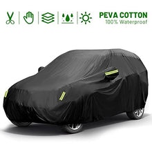Carica l'immagine nel visualizzatore di Gallery, NEVERLAND 420D Telo Copriautoda Da Esterno Impermeabile Per Auto, Copertura Invernale Anti UV, Pioggia E Neve Per SUV, Nera L 485x190x180CM