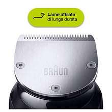 Carica l&#39;immagine nel visualizzatore di Gallery, Braun BT7240 Regolabarba Uomo, Rifinitore, Nero/Grigio Metallizzato