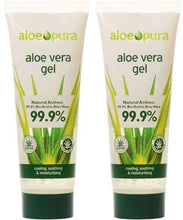 Carica l&#39;immagine nel visualizzatore di Gallery, Aloe Pura Vera Gel 100ml - PACK OF 2 - Ilgrandebazar