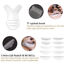 Carica l'immagine nel visualizzatore di Gallery, Kit Laminazione Ciglia,Kit Permanente per Ciglia, arricciature e sollevamento, semi permanenti, per trattamenti di bellezza, inclusi paraspifferi, cuscinetti e accessori