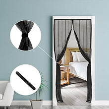 Carica l'immagine nel visualizzatore di Gallery, Sekey 140x230 cm Zanzariera Magnetica per Porta, anti Insetti, per Legno, Ferro, Porte in Alluminio, Facile da Installare, Non è Necessario Praticare Fori, Apertura e Chiusura Silenziosa, Nero