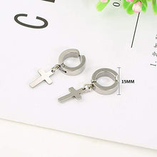 Carica l&#39;immagine nel visualizzatore di Gallery, 5 Paia Acciaio Inossidabile Orecchini Uomo Donna Bambina Cerchio Argento Oro... - Ilgrandebazar
