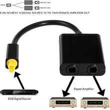Carica l'immagine nel visualizzatore di Gallery, DAXGD Adattatore per cavo audio fibra ottica Toslink digitale, splitter...