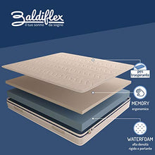 Carica l&#39;immagine nel visualizzatore di Gallery, Baldiflex Materasso Matrimoniale in Memory Foam 160x190 Alto 23 cm - Ilgrandebazar