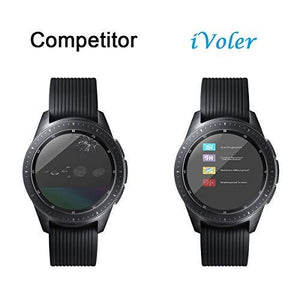 iVoler [3 Pack] Vetro Temperato Compatibile con Samsung Galaxy Watch 42mm - Ilgrandebazar