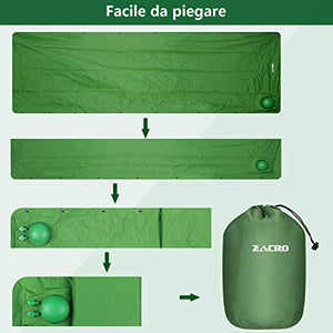 Zacro Materasso da Campeggio Gonfiabile,Impermeabile,75 * 23 * 2.2inch...