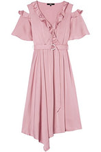 Carica l'immagine nel visualizzatore di Gallery, Marchio Amazon - find. Vestito Midi a Portafoglio Donna 42, Rosa (Old Rose) - Ilgrandebazar