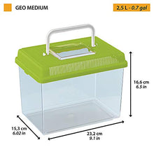Carica l'immagine nel visualizzatore di Gallery, Ferplast Contenitore per Pesci Geo Medium Vasca 2,5 L Piccoli Animali...