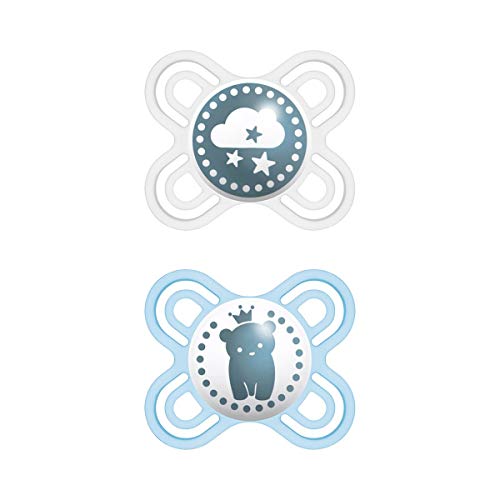 MAM Perfect Start 70584711 - Ciuccio in silicone, 0-2 mesi, previene le... - Ilgrandebazar