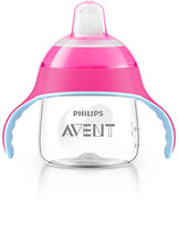 Carica l&#39;immagine nel visualizzatore di Gallery, Philips Avent SCF751/07 Tazza con Beccuccio Morbido e Valvola 200 ml, Rosa - Ilgrandebazar