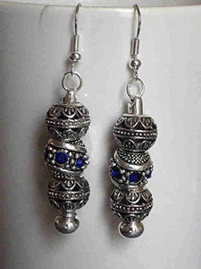 Orecchini Charms modello Thurcolas Manhattan con perline in metallo e...
