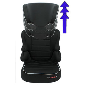 Mycarsit Nania schienale alto – Seggiolino auto per bambini, da 9 a 36 Grey - Ilgrandebazar